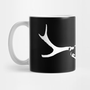 Antlers Black Mug